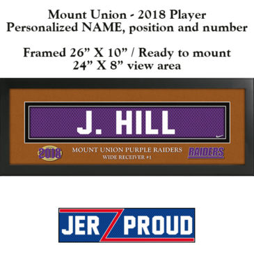 JerZ Proud Mount Union Player 2018