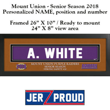 JerZ Proud Mount Union SENIOR 2018