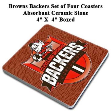 Coaster Set of 4 – Browns Backers